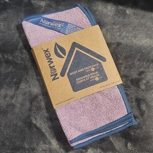 NORWEX - Body and Face Pack ~ Limited Edition Mini Size, Lavender w/ denim trim